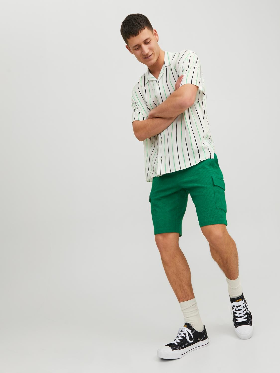 Regular Fit Sweat shorts | Dark Green | Jack & Jones®