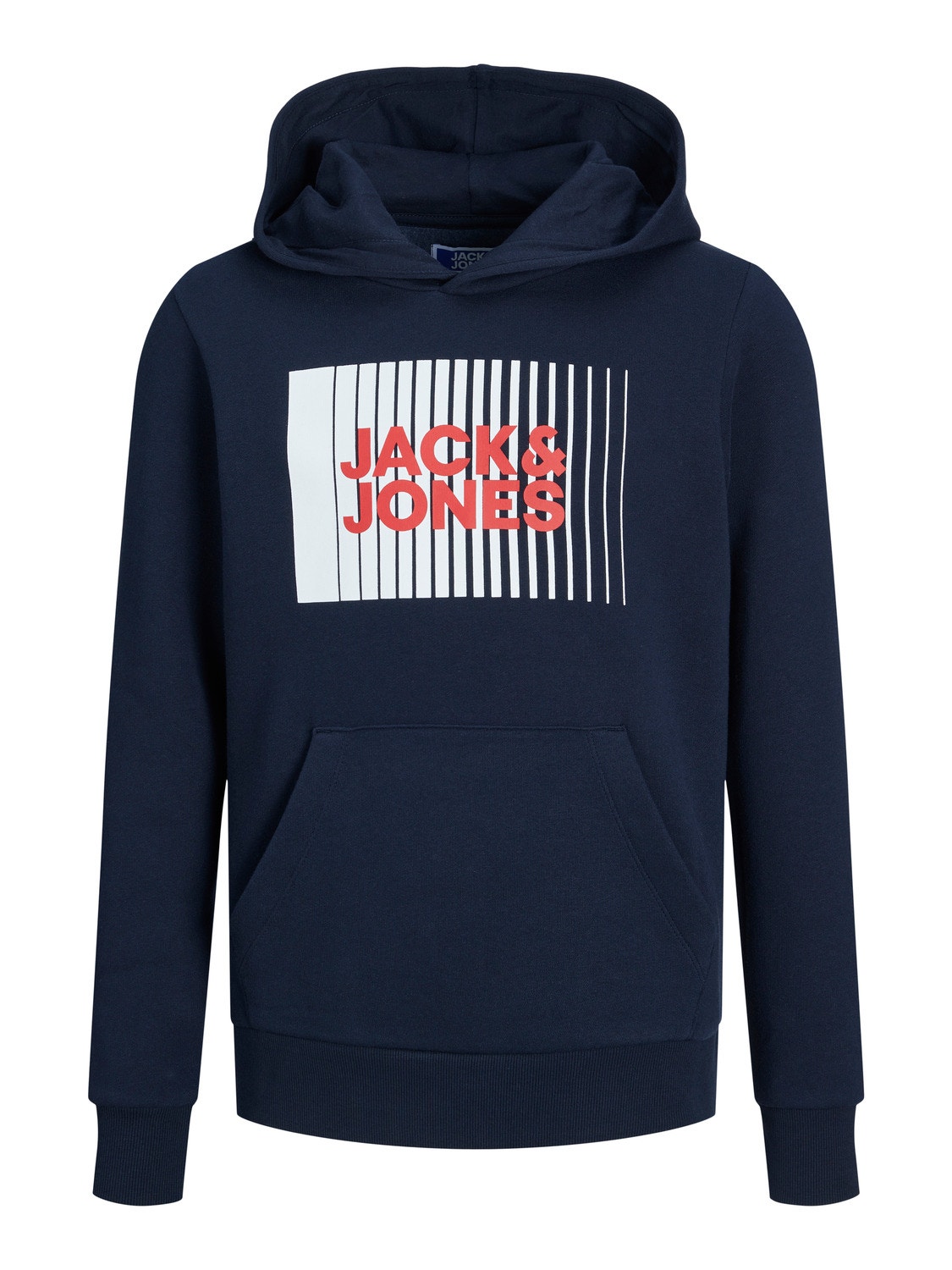 Jack & Jones Logo Hoodie Voor jongens -Navy Blazer - 12237459