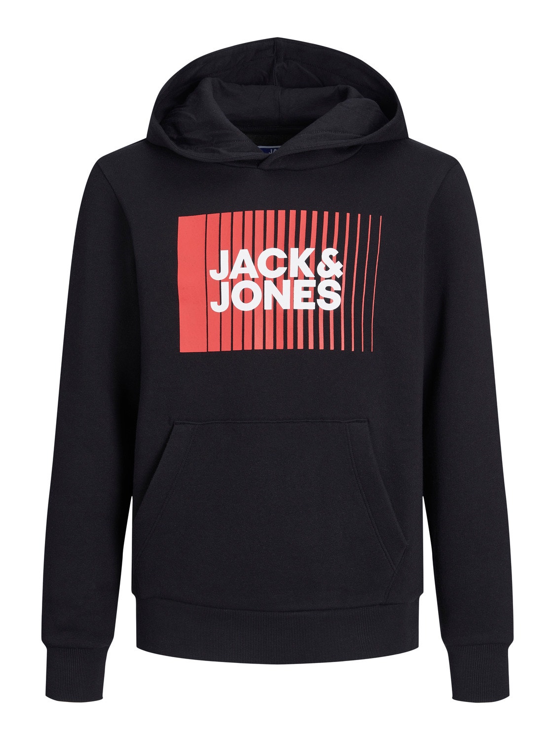 Jack & Jones Logo Kapuutsiga pusa Junior -Black - 12237459