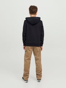 Jack & Jones Logo Hættetrøje Junior -Black - 12237459
