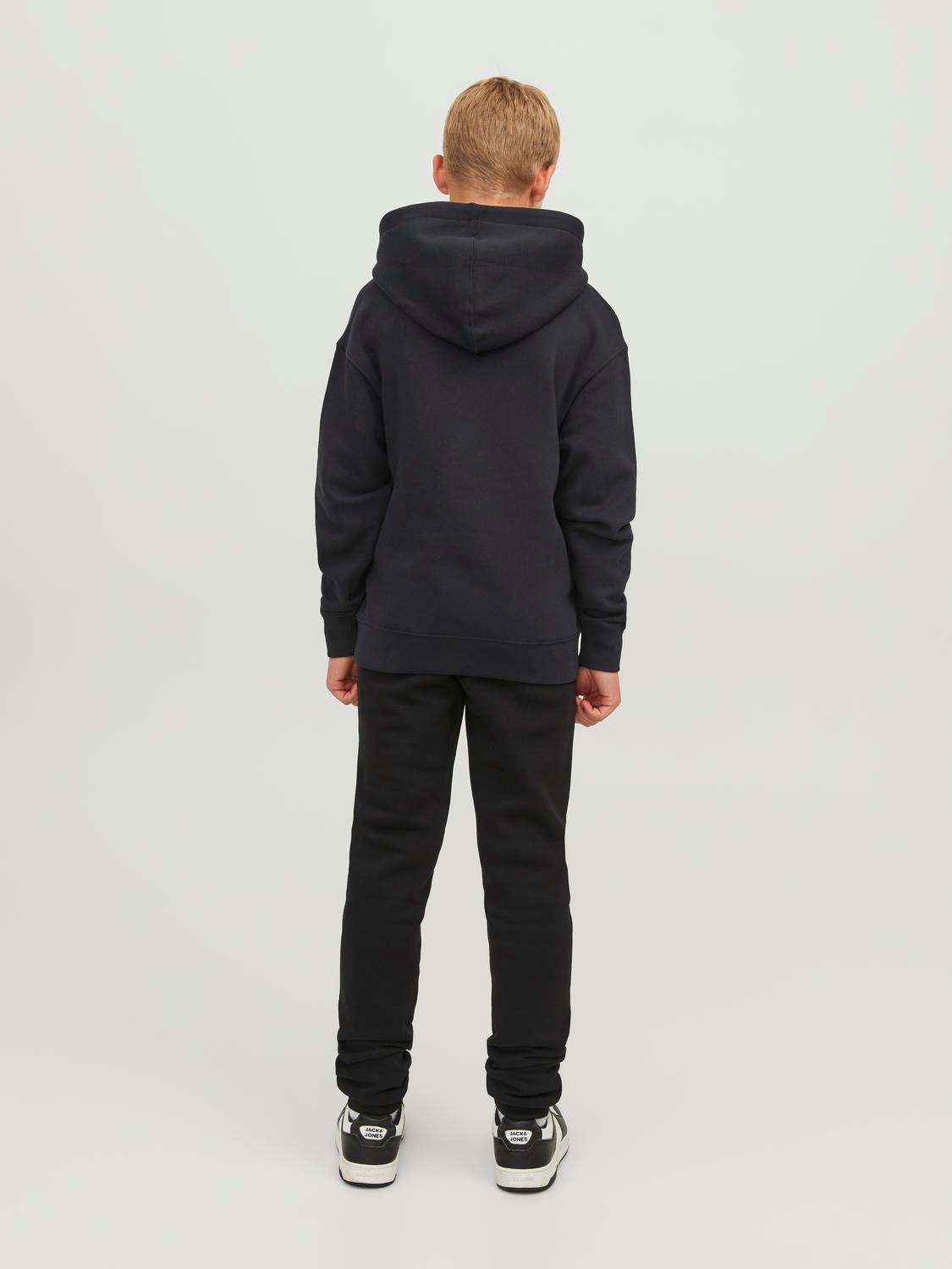 Logo Kapuzenpullover Junior Schwarz Jack Jones