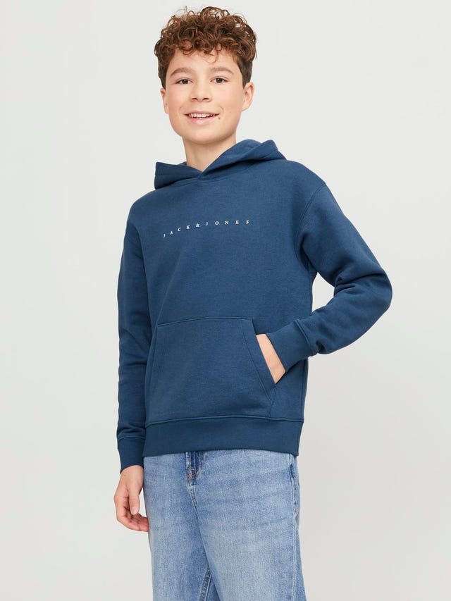 Jack & Jones Logo Mikina s kapucí Junior - 12237468