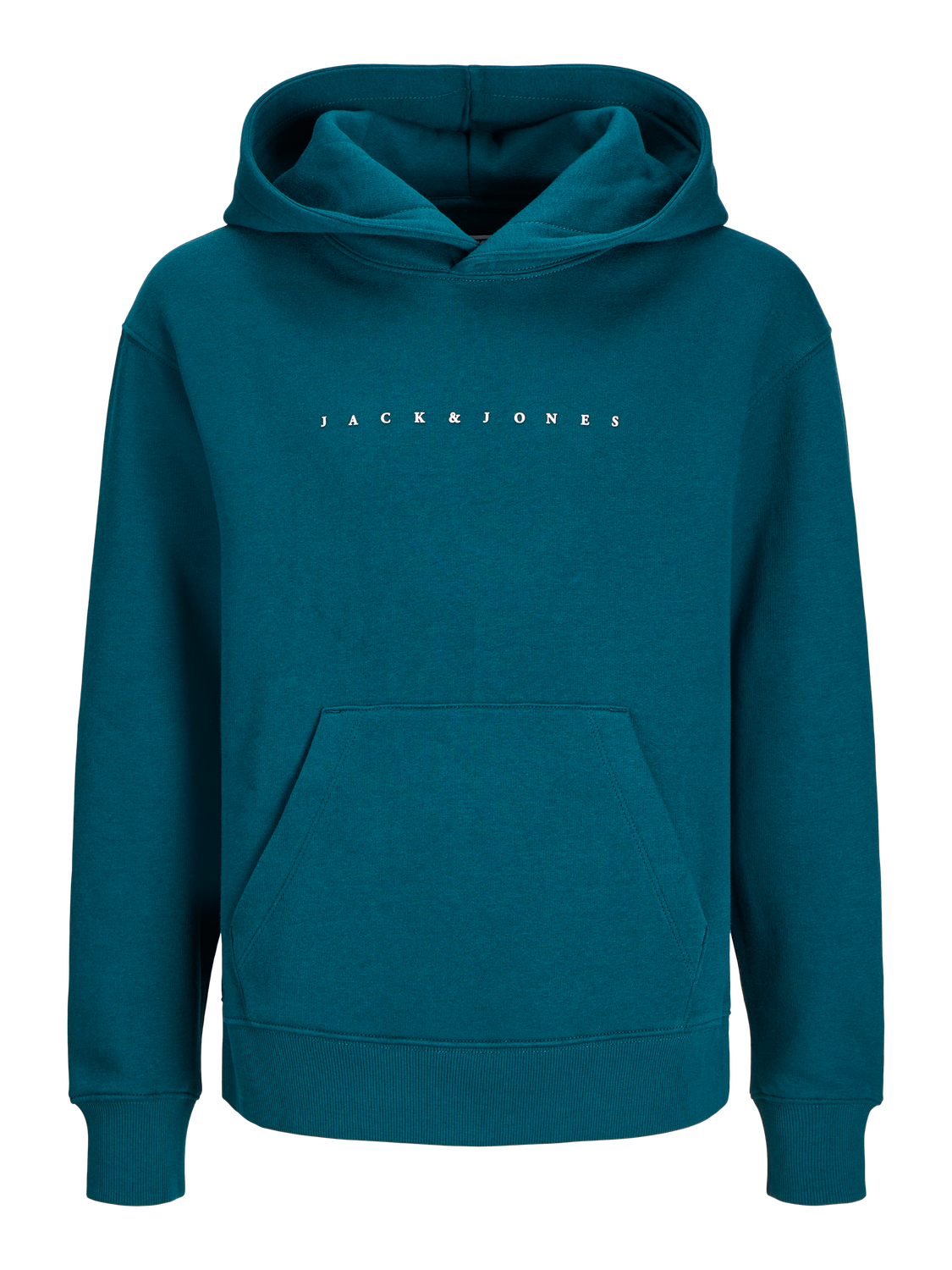 Jack & Jones Logo Hættetrøje Til drenge -Deep Teal - 12237468