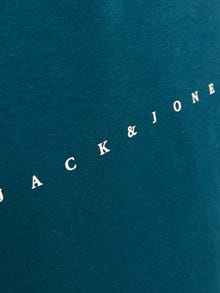 Jack & Jones Felpa con cappuccio Con logo Per Bambino -Deep Teal - 12237468
