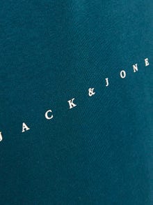 Jack & Jones Hoodie Logo Para meninos -Deep Teal - 12237468