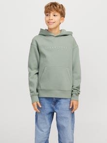 Jack & Jones Sudadera con capucha Logotipo Junior -Iceberg Green - 12237468