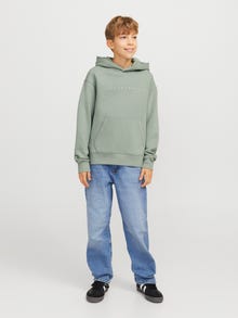 Jack & Jones Sudadera con capucha Logotipo Junior -Iceberg Green - 12237468