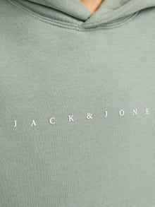 Jack & Jones Sudadera con capucha Logotipo Junior -Iceberg Green - 12237468