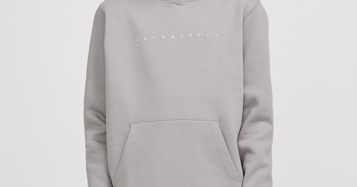 Fusion Sweat JJ Branding Junior Boy Black Hoodie
