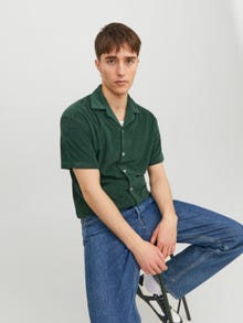 Jack & Jones Regular Fit Resort shirt -Trekking Green - 12237487