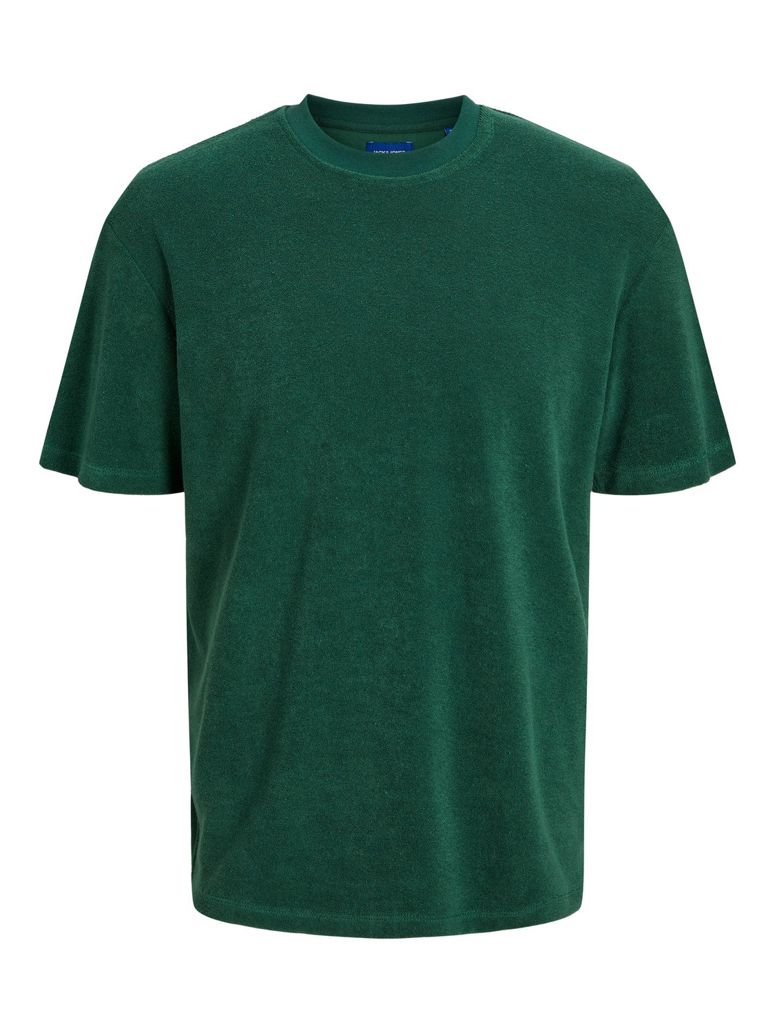 Jack & Jones Plain Crew neck T-shirt -Trekking Green - 12237489