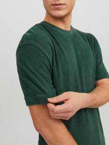 Jack & Jones T-shirt Liso Decote Redondo -Trekking Green - 12237489