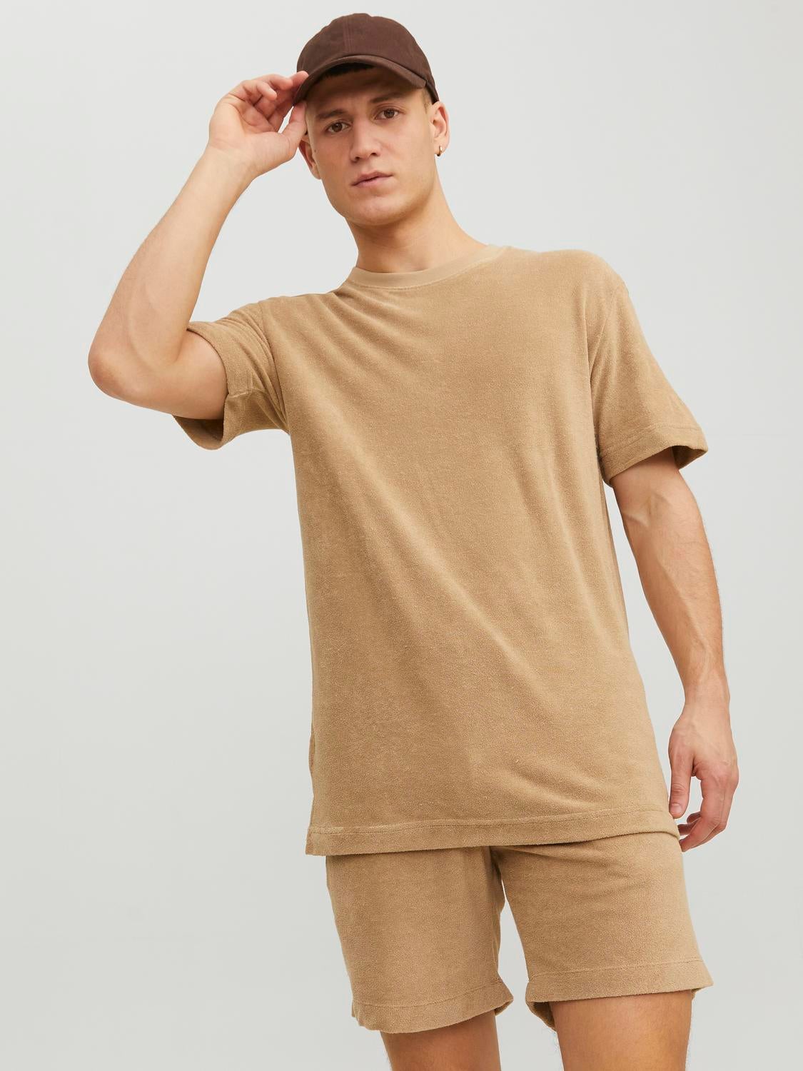 T-shirt Uni Col Rond - Jack & Jones - Modalova