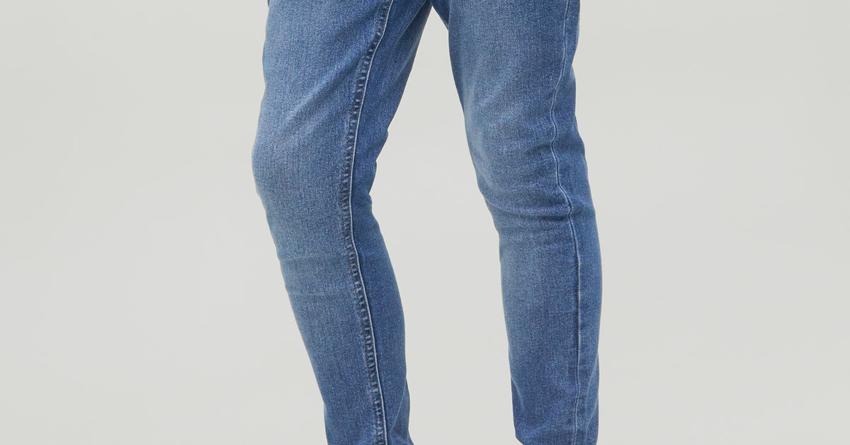JJILIAM JJORIGINAL MF 071 Skinny Jeans Für jungs | Mittelblau 