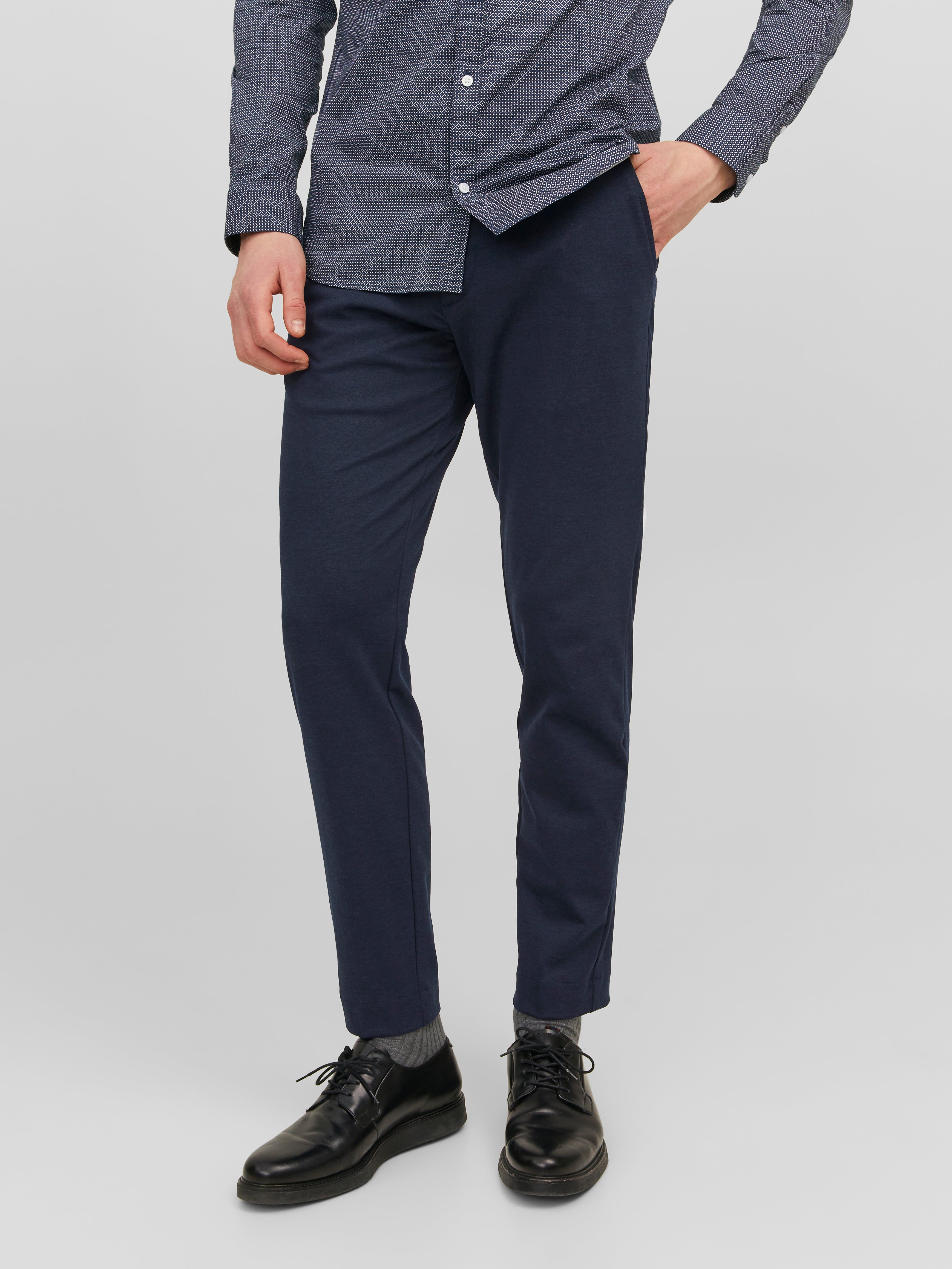 Slim Fit Chino Hose | Dunkelblau | Jack & Jones® 