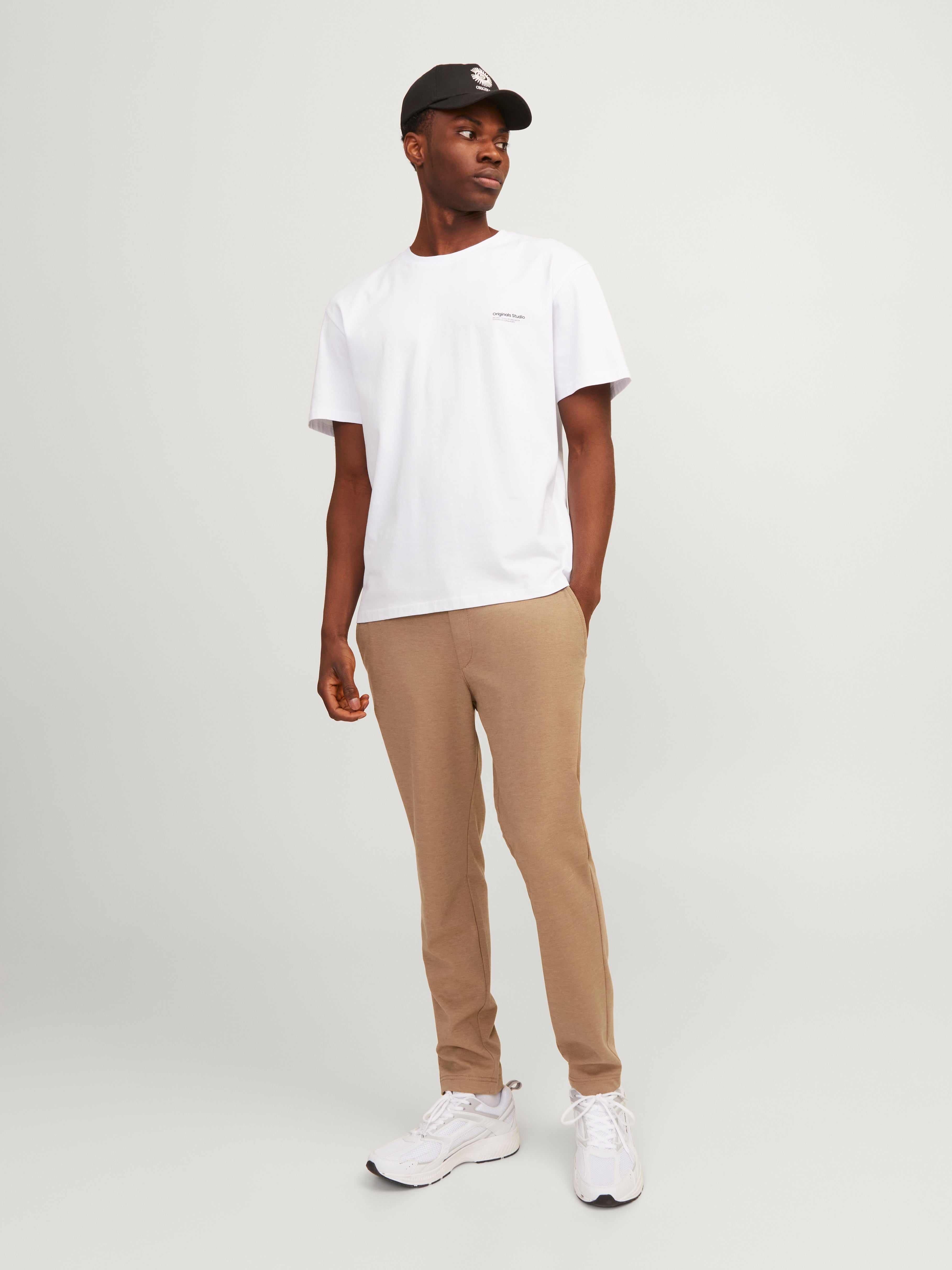 Slim Fit Chino Hose | Beige | Jack & Jones®