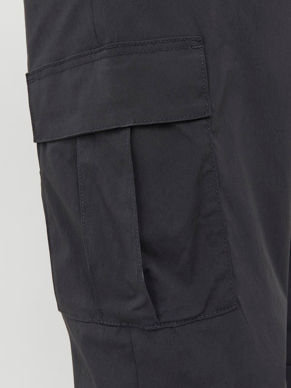 Jack & Jones Loose Fit „Cargo“ stiliaus kelnės -Black - 12237536