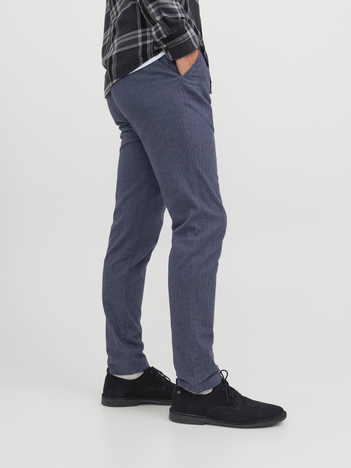 Jack & Jones Pantaloni chino Slim Fit -Navy Blazer - 12237541