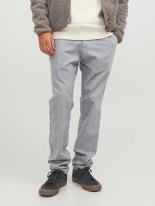 Jack & Jones Slim Fit Spodnie chino -Grey Melange - 12237541