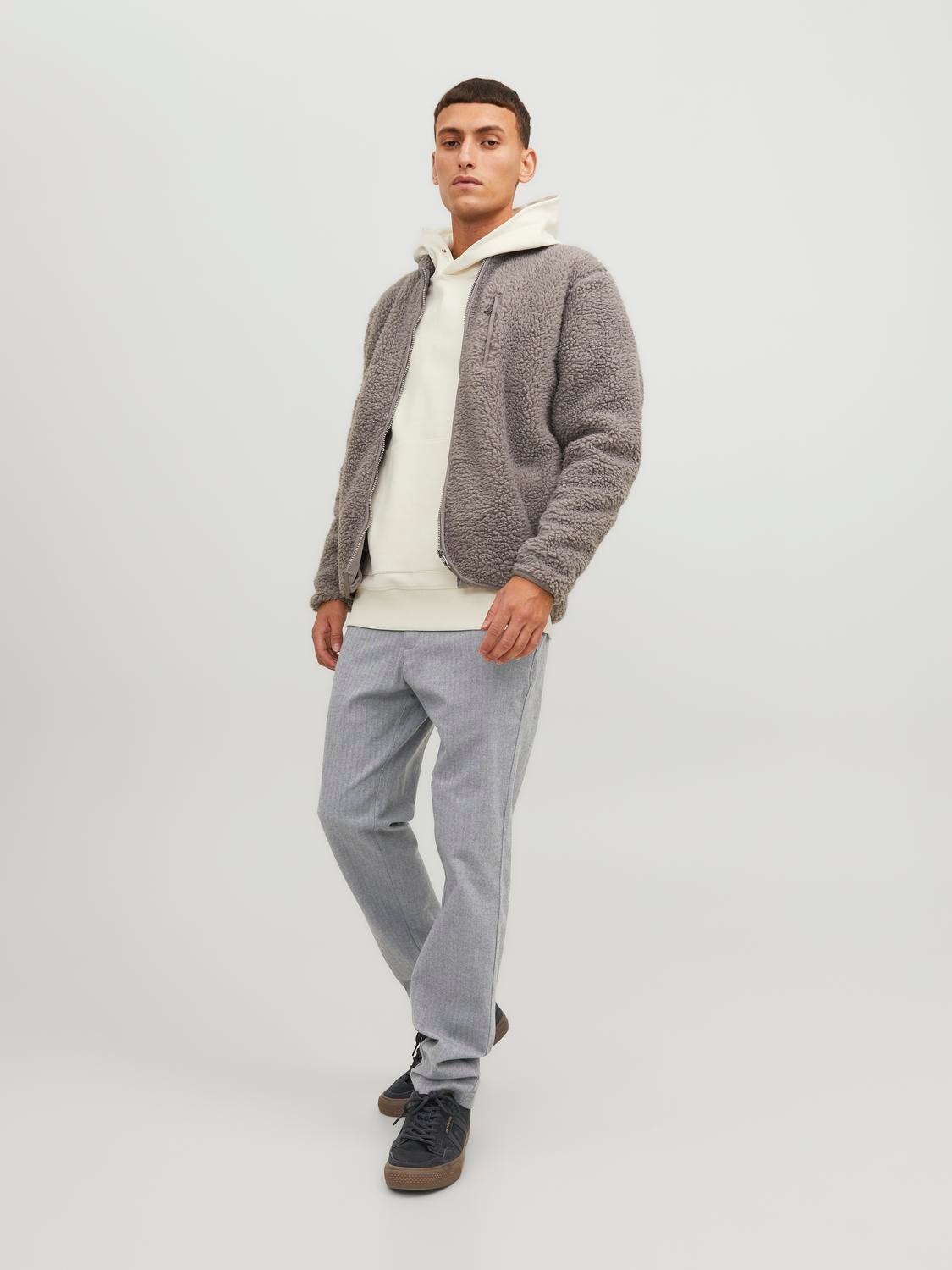 Jack & Jones Calças Chino Slim Fit -Grey Melange - 12237541