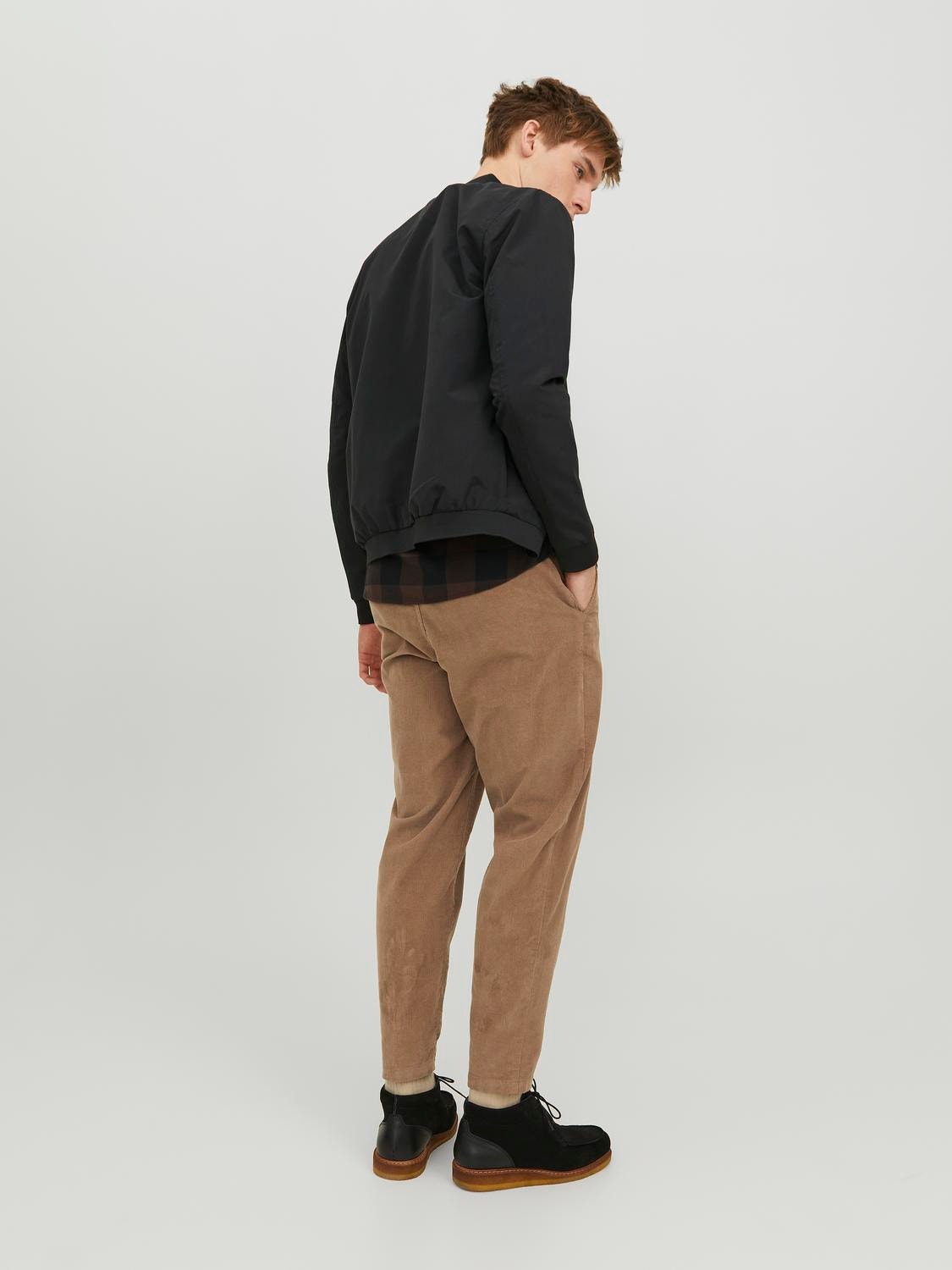 Jack & Jones Loose Fit Puuvillased püksid -Fungi - 12237547