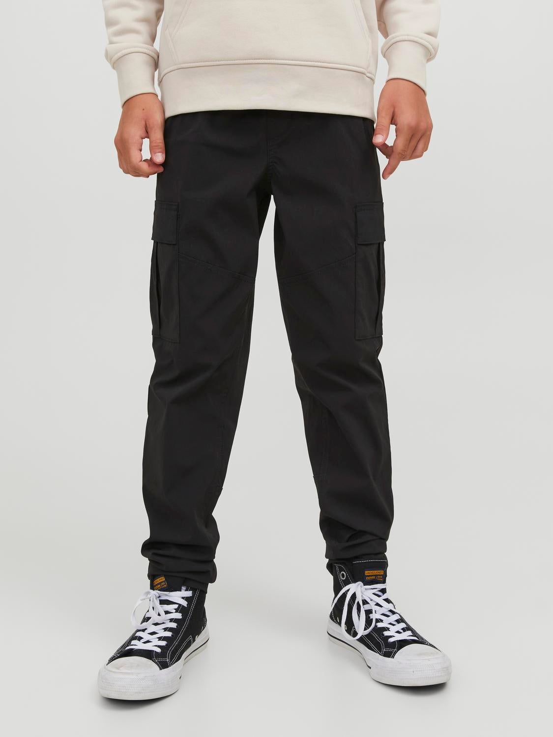Pantalon Cargo Regular Fit Pour Les Garçons - Jack & Jones - Modalova