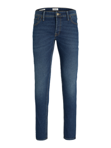 Jack & Jones Plius JJIGLENN JJORIGINAL MF 070 NOOS PLS Priglundantys džinsai -Blue Denim - 12237576