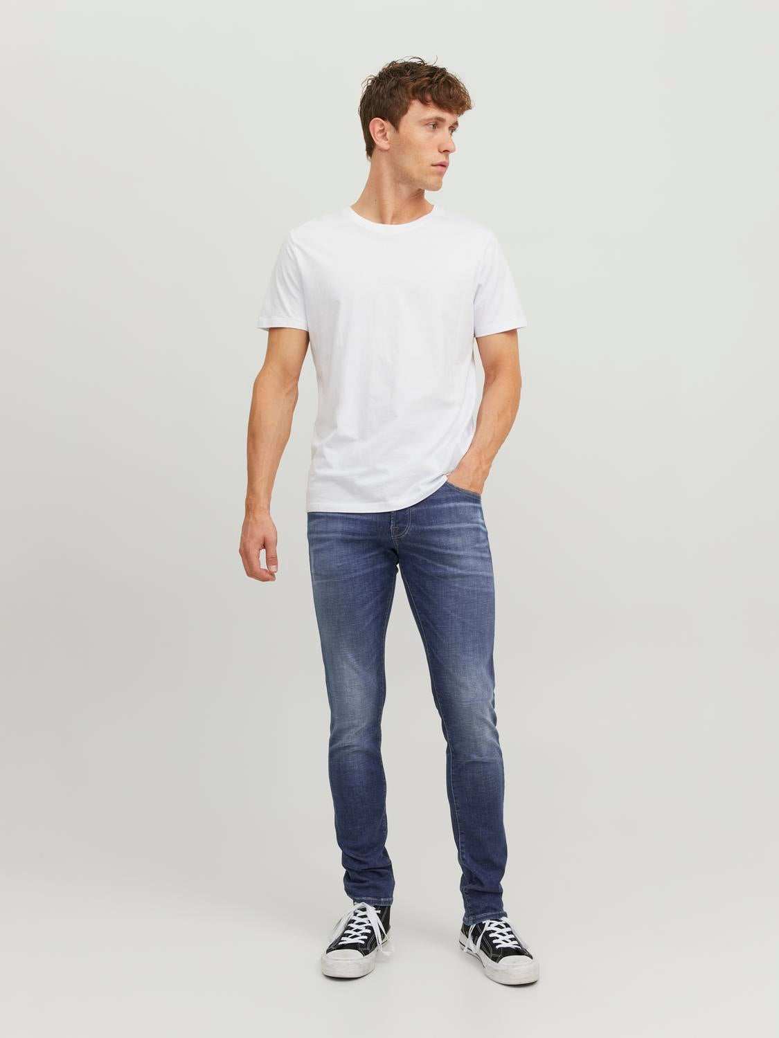 JJIGLENN JJICON JJ 659 50SPS Slim fit jeans | Medium Blue | Jack & Jones®