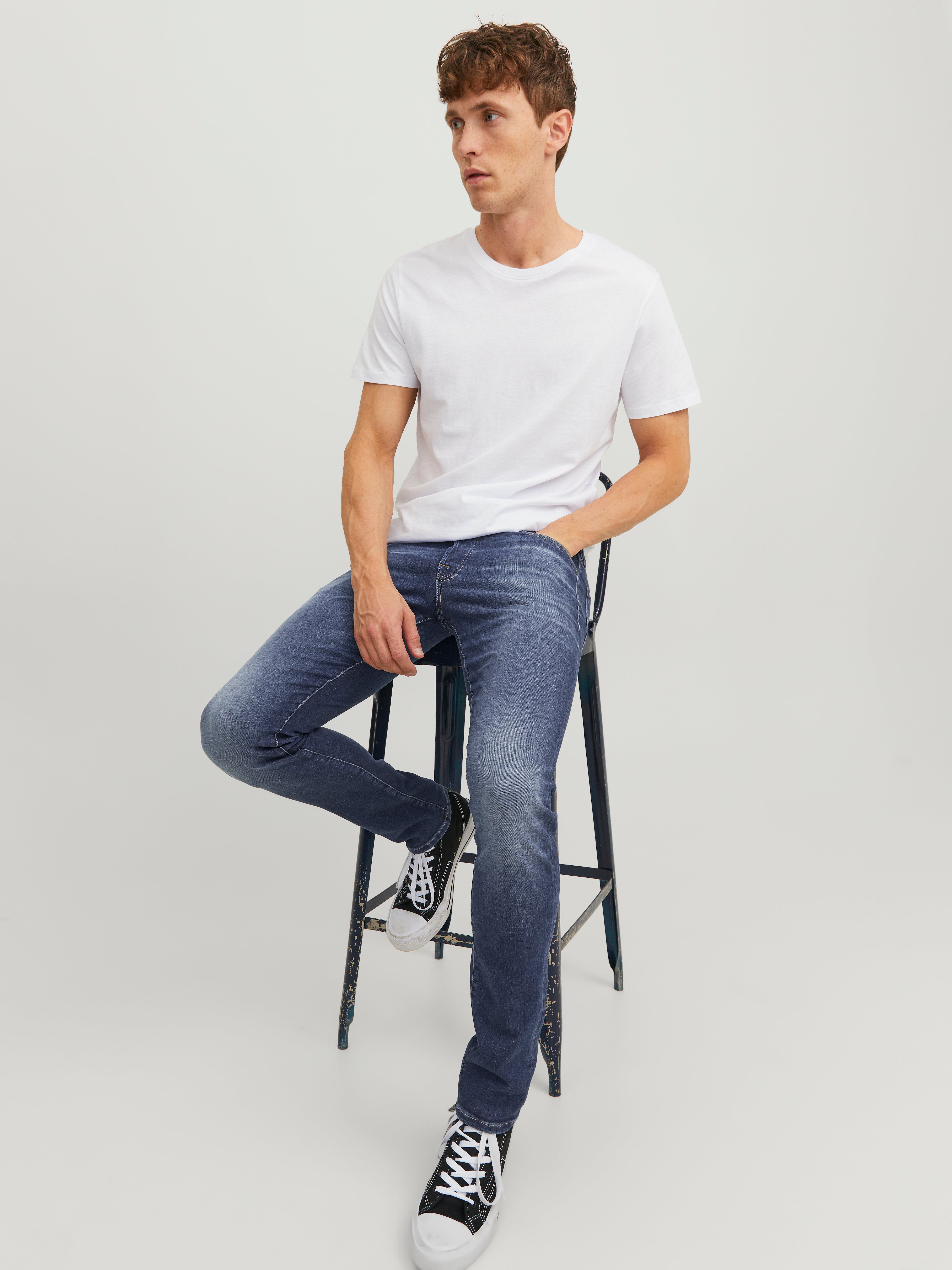 Jack & Jones JJIGLENN JJICON JJ 659 50SPS Vaqueros de corte slim -Blue Denim - 12237628