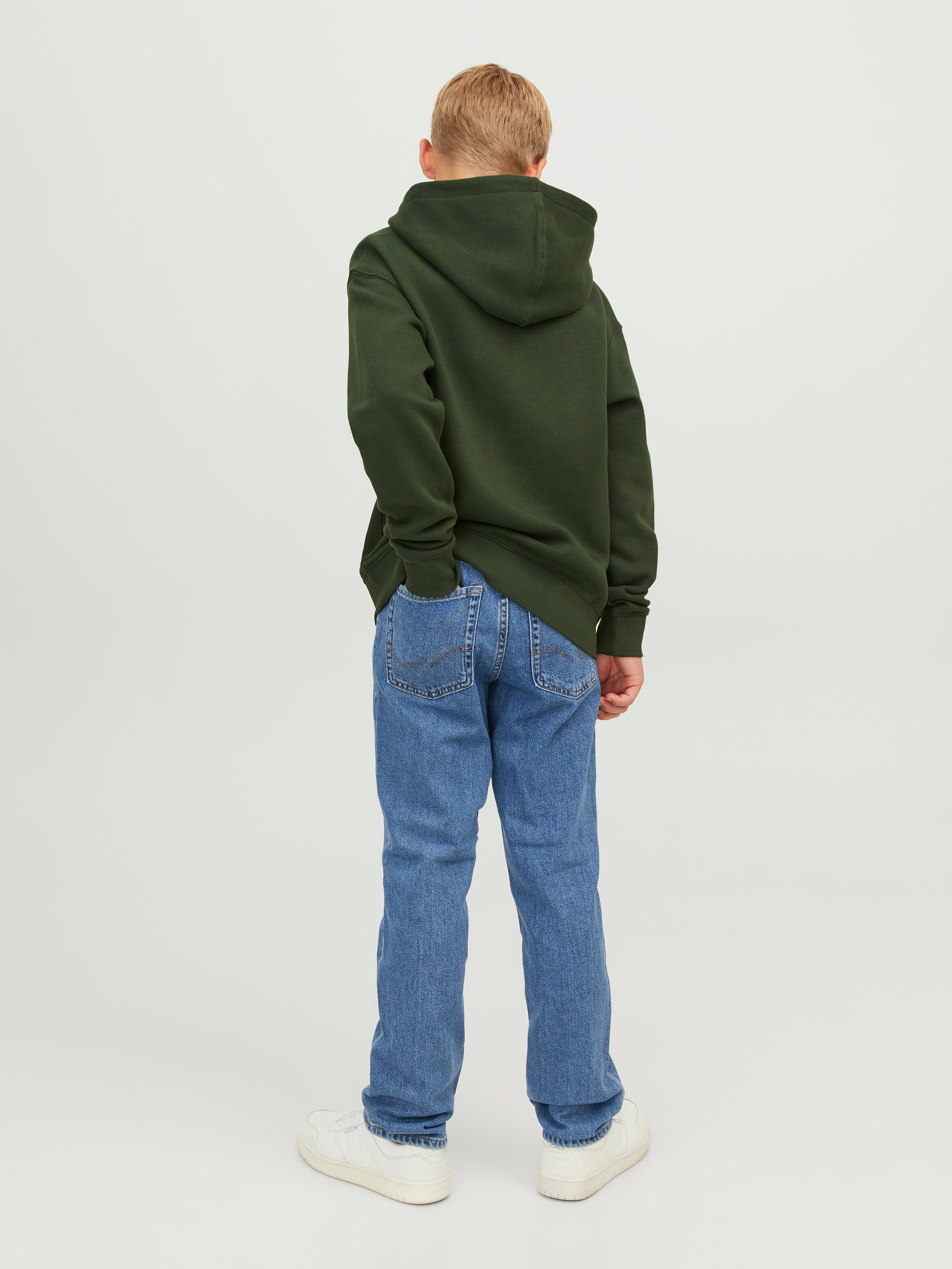 Jack & Jones Junior CREW NECK - T-shirt con stampa - white