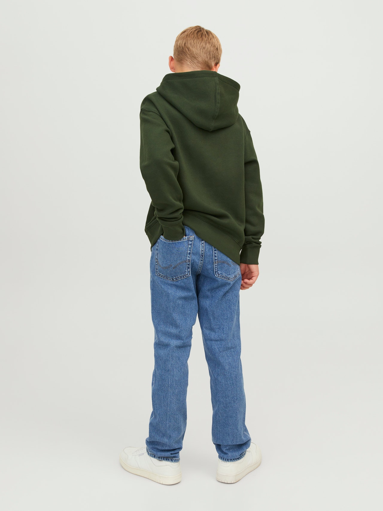 Jack & Jones Junior CREW NECK - T-shirt con stampa - white Jack & Jones Junior CREW NECK - T-shirt con stampa - white