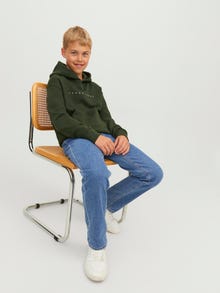 Jack & Jones JJICLARK JJORIGINAL AKM 412 NOOS JNR Krój regularny Junior -Blue Denim - 12237672