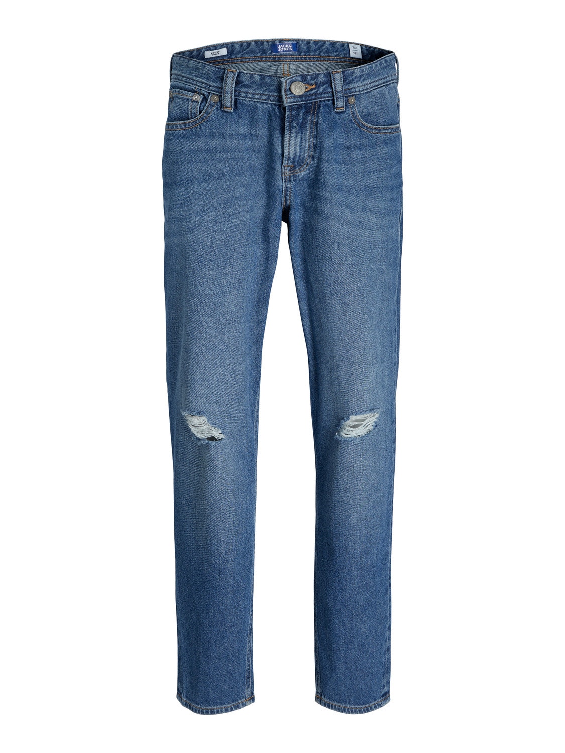 Jack & Jones JJICHRIS JJORIGINAL MF 755 Relaxed Fit Jeans For boys -Blue Denim - 12237676