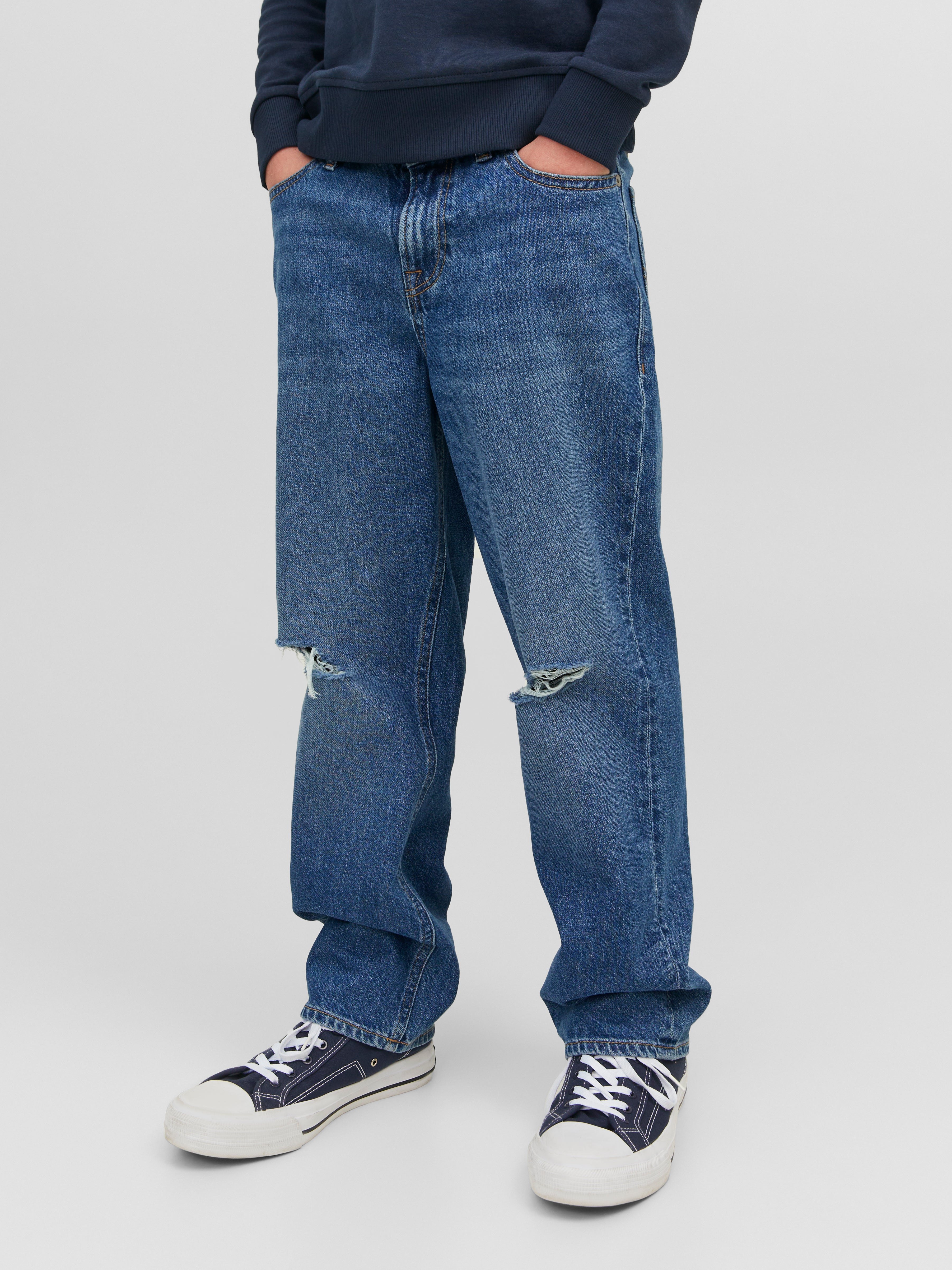 Jjichris Jjoriginal Mf 755 Jnr Jean Coupe Relaxed Pour Les Garçons - Jack & Jones - Modalova