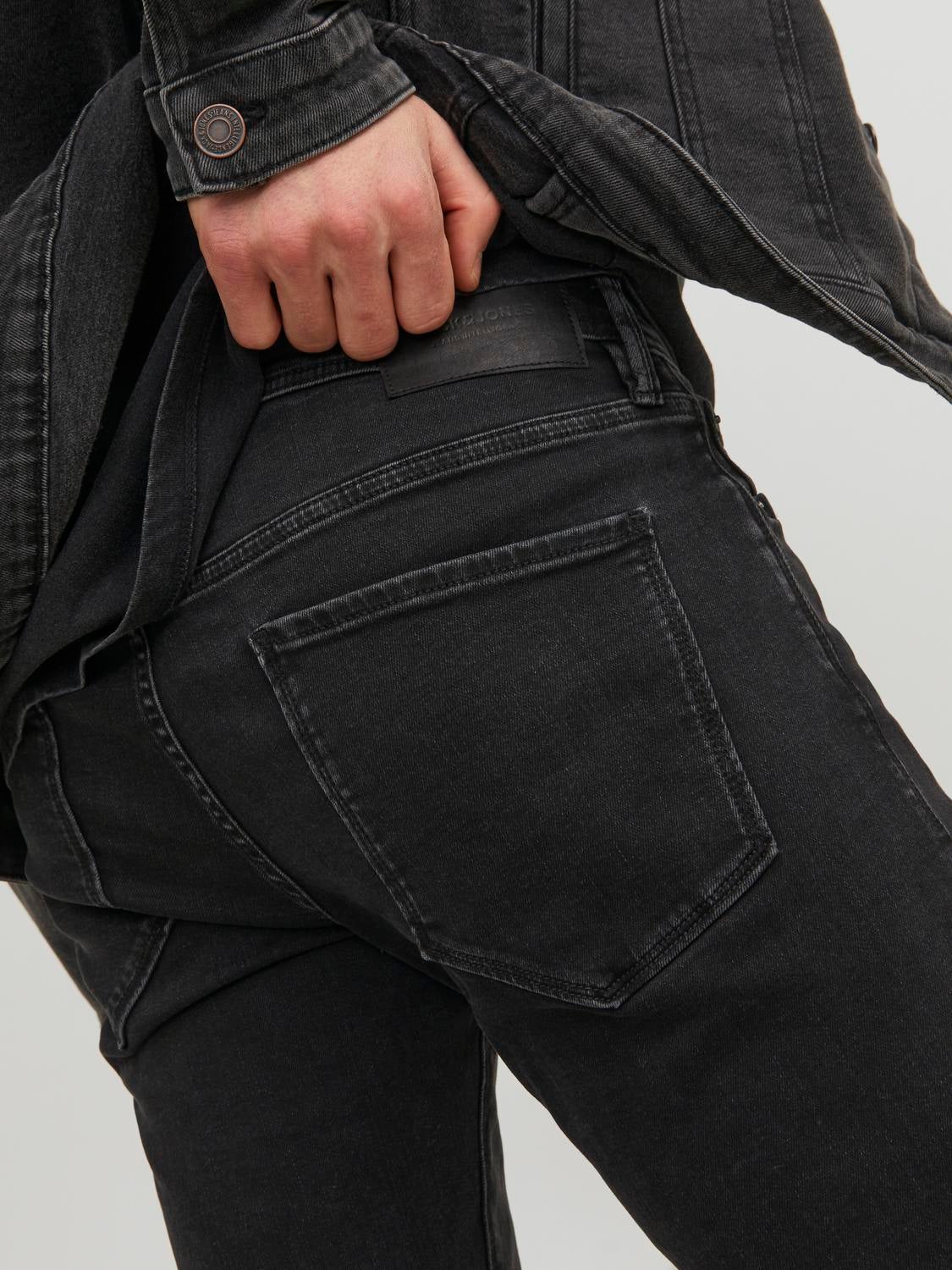 JJIGLENN JJFELIX GE 546 Slim fit jeans | Black | Jack & Jones®