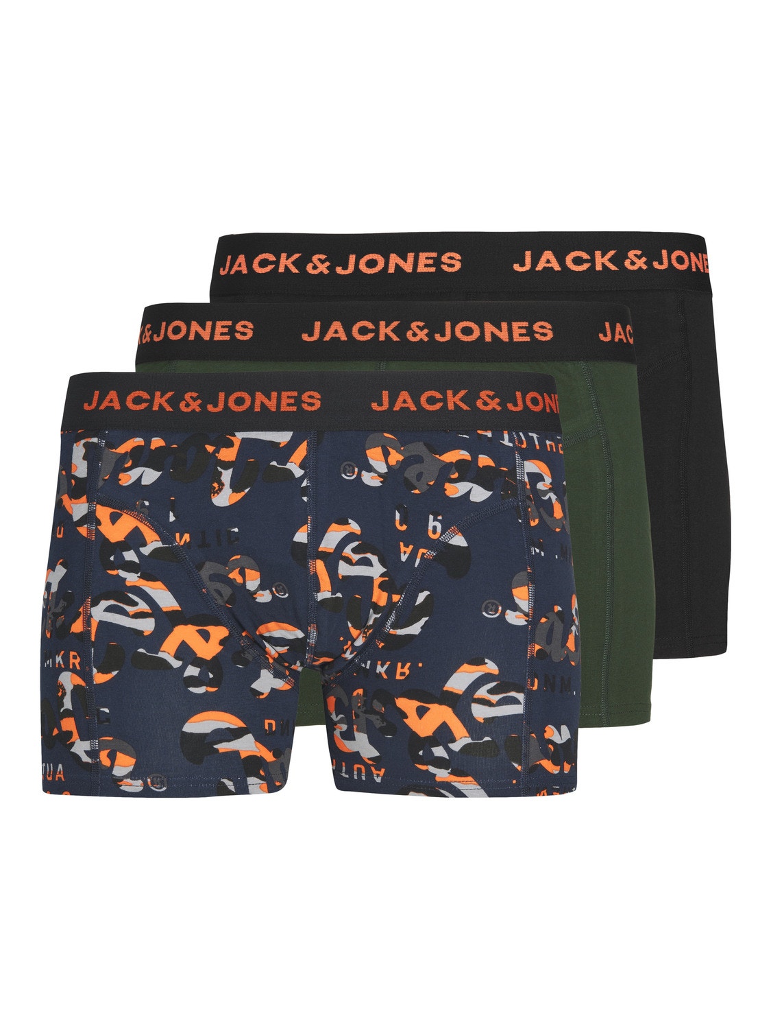Jack & Jones 3-pack Kalsonger För pojkar -Navy Blazer - 12237699