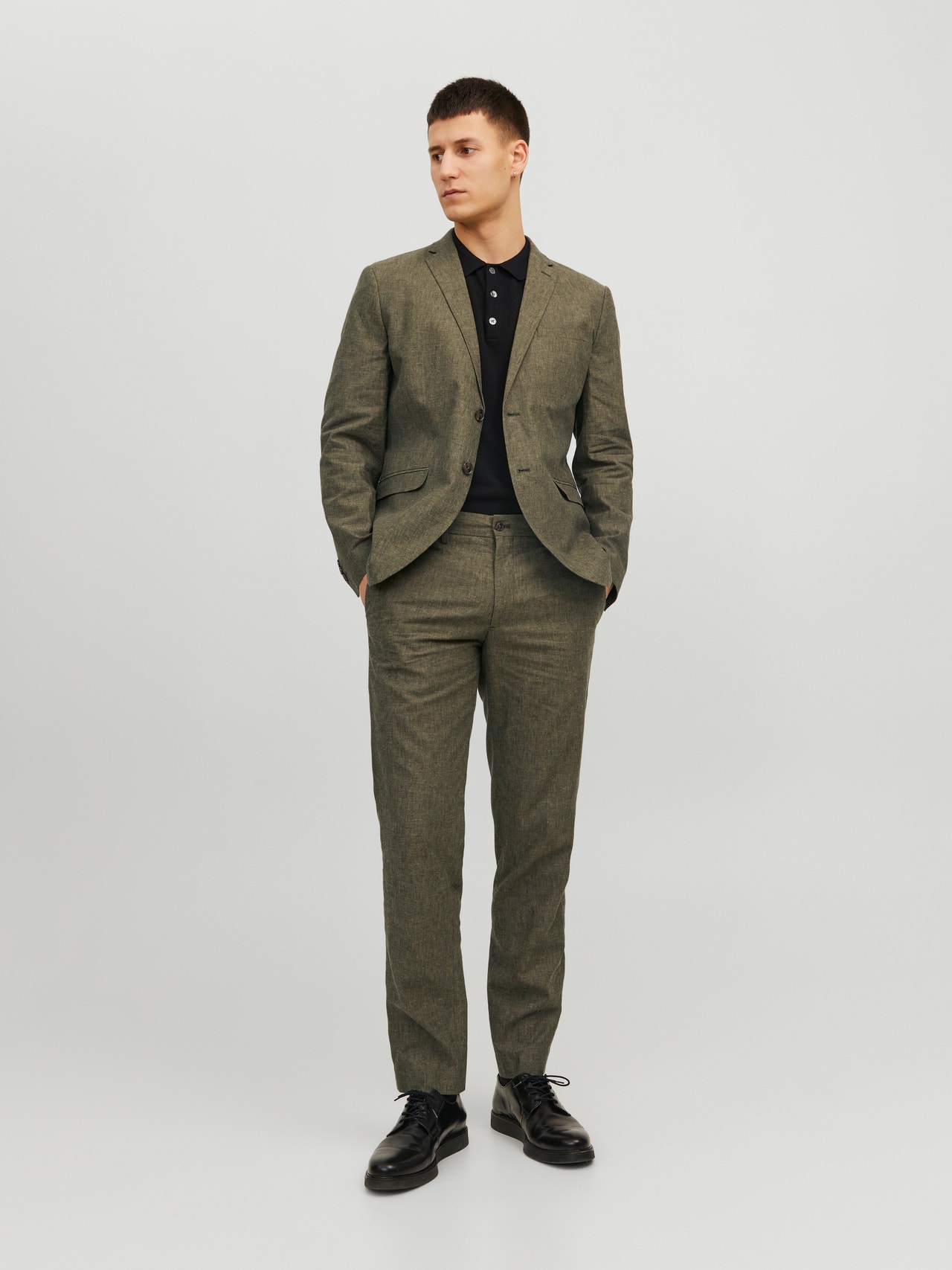 Jack & Jones JPRRIVIERA Slim Fit Suit -Olive Night - 12237723