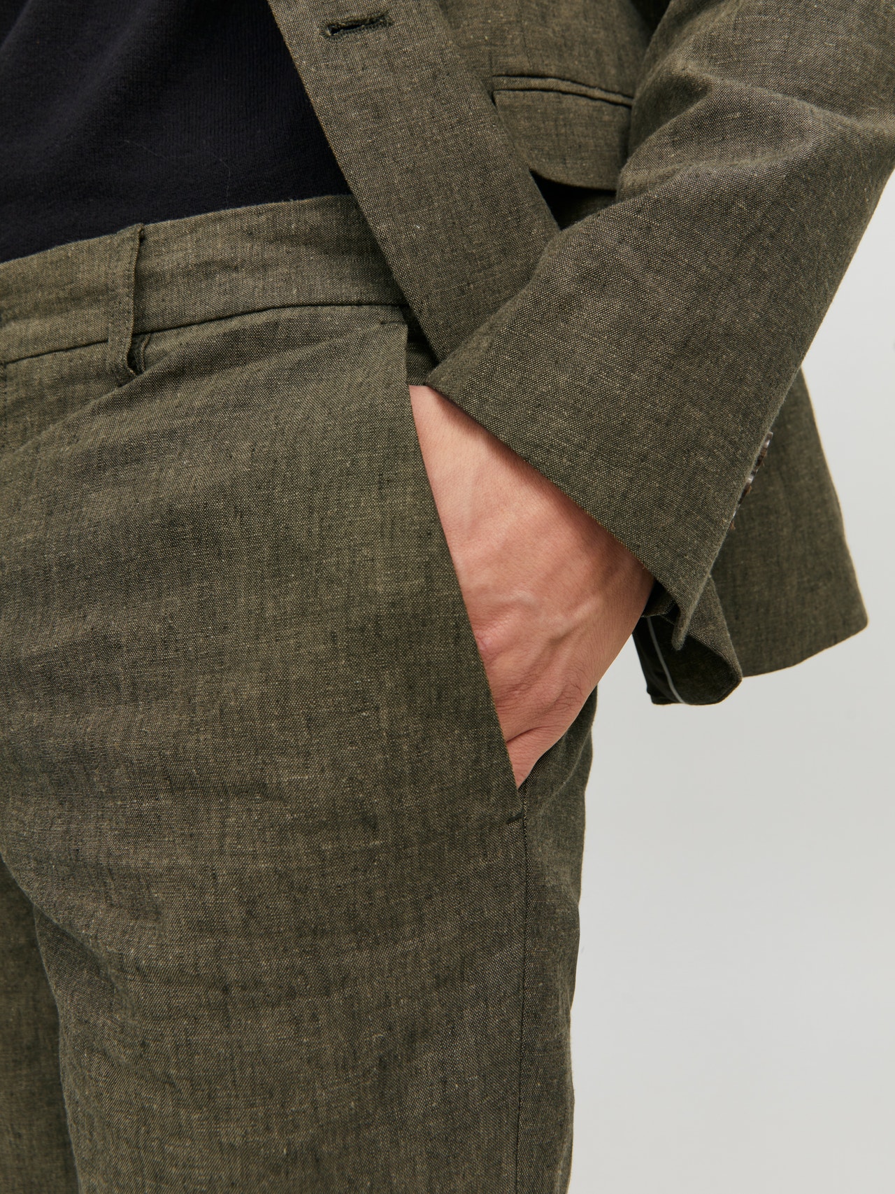 Jack & Jones JPRRIVIERA Slim Fit Suit -Olive Night - 12237723