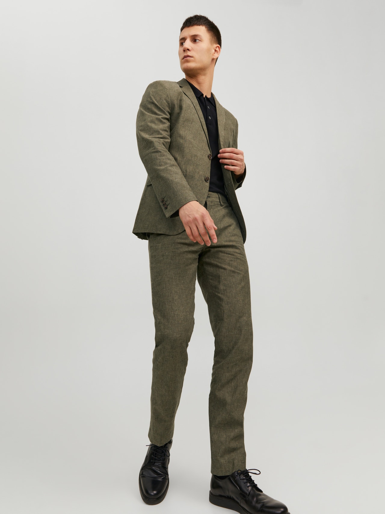 Jack & Jones JPRRIVIERA Slim Fit Suit -Olive Night - 12237723
