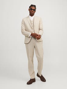 Jack & Jones JPRRIVIERA Slim Fit Suit -Travertine - 12237723