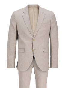 Jack & Jones JPRRIVIERA Slim Fit Suit -Timber Wolf  - 12237723