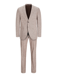 Jack & Jones JPRRIVIERA Slim Fit Anzug -Coffee Quartz - 12237723