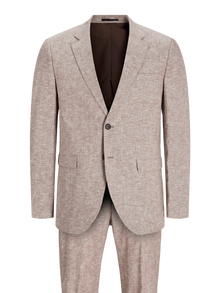 Jack & Jones JPRRIVIERA Slim Fit Kostym -Coffee Quartz - 12237723