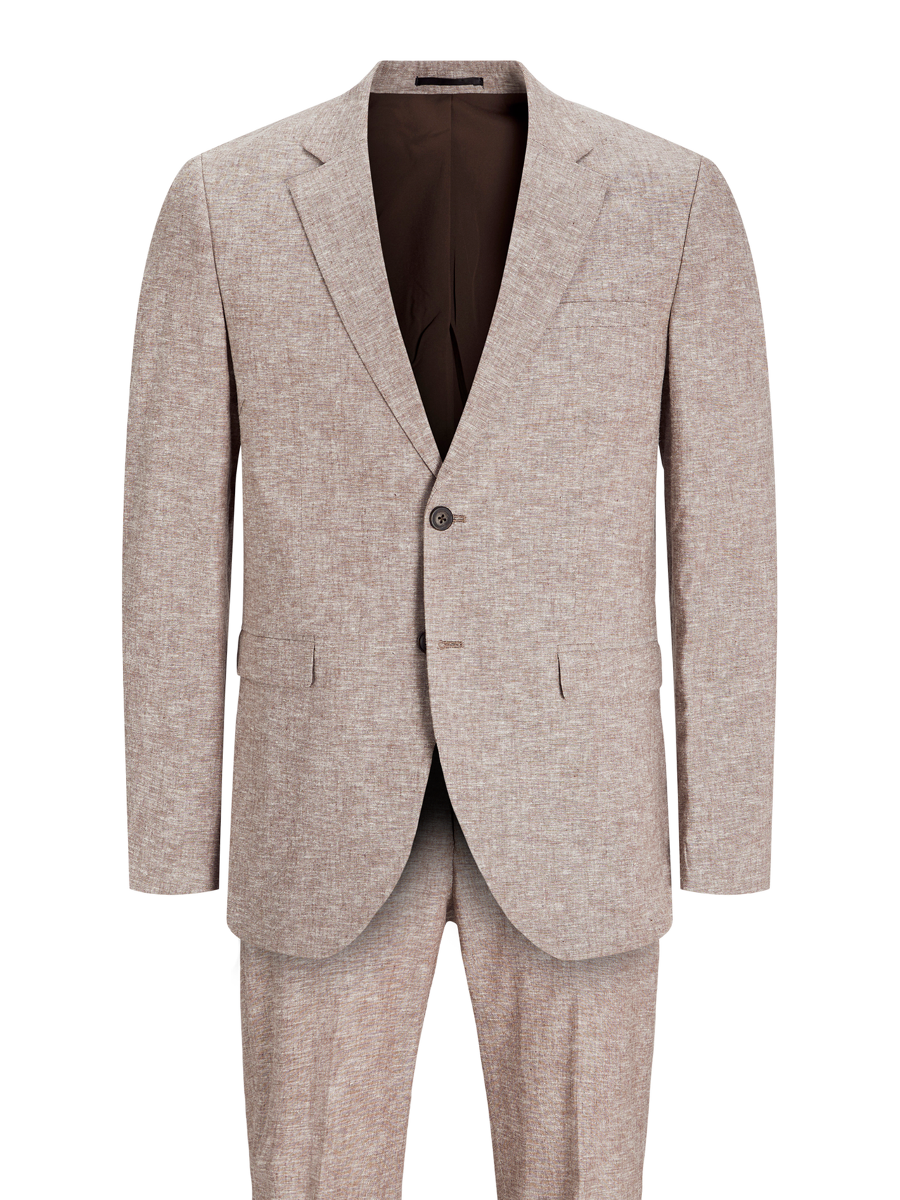 Jack & Jones JPRRIVIERA Slim Fit Suit -Coffee Quartz - 12237723