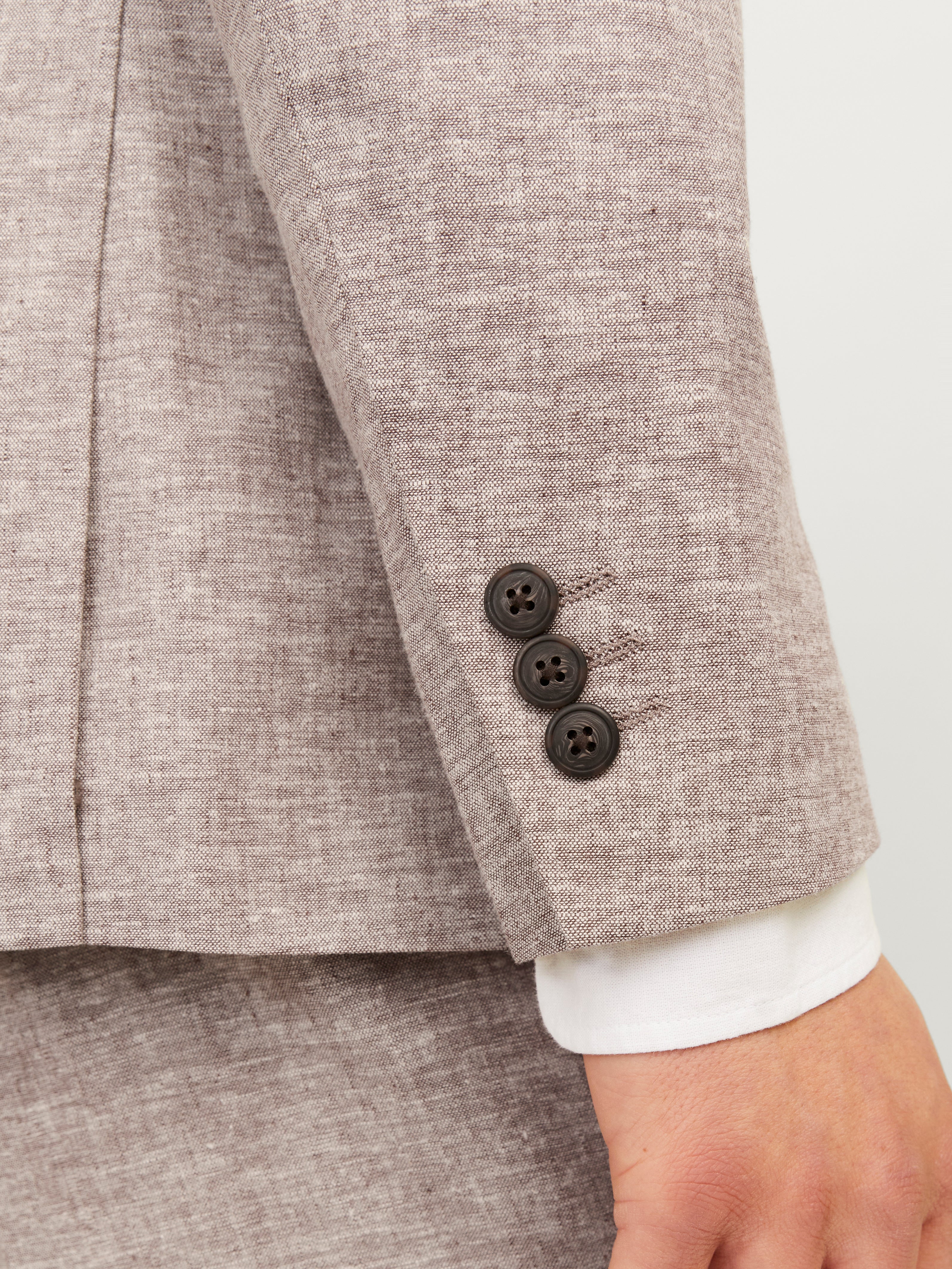 Jack & Jones JPRRIVIERA Slim Fit Suit -Coffee Quartz - 12237723