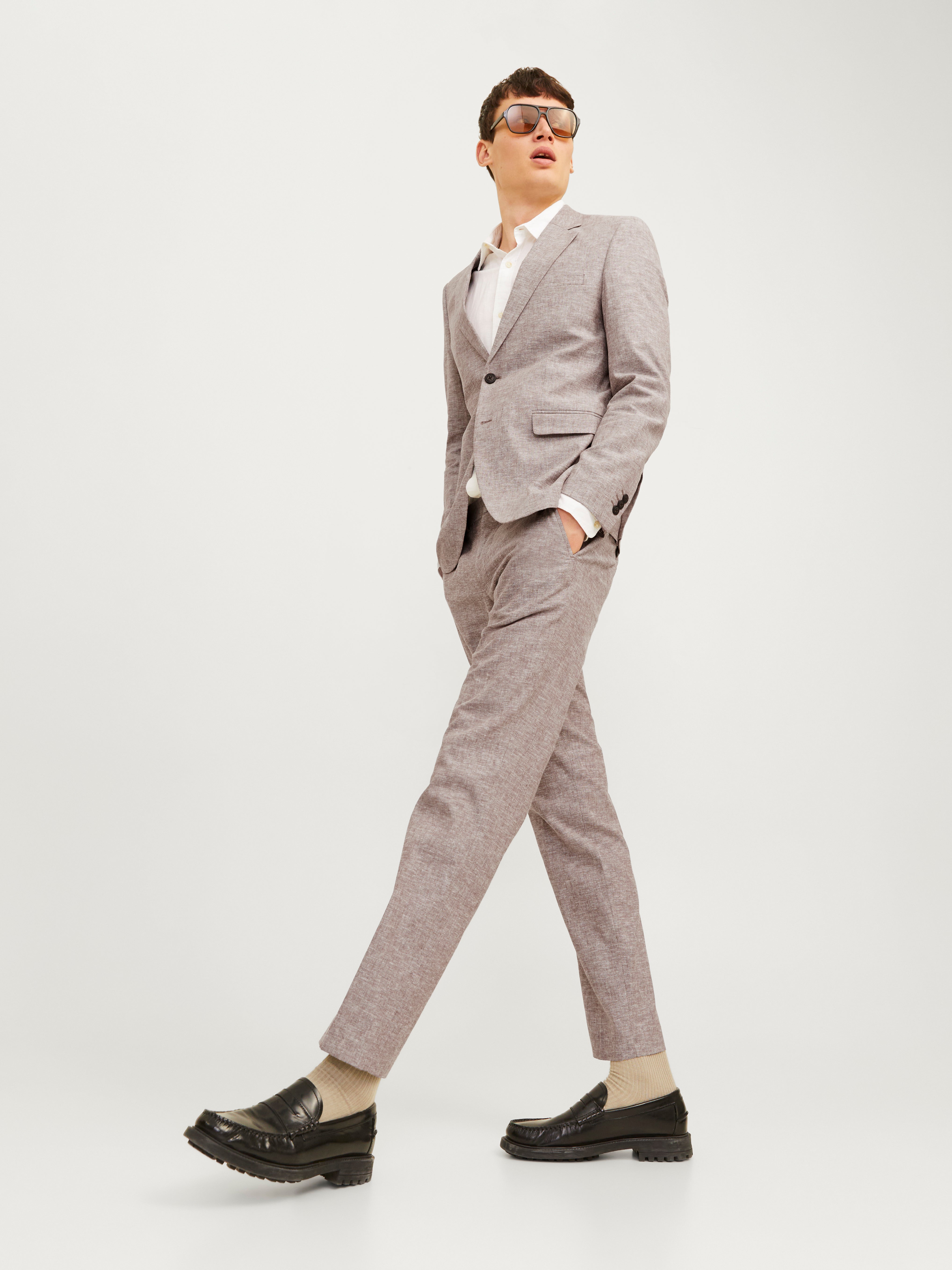 Jack & Jones JPRRIVIERA Slim Fit Anzug -Coffee Quartz - 12237723