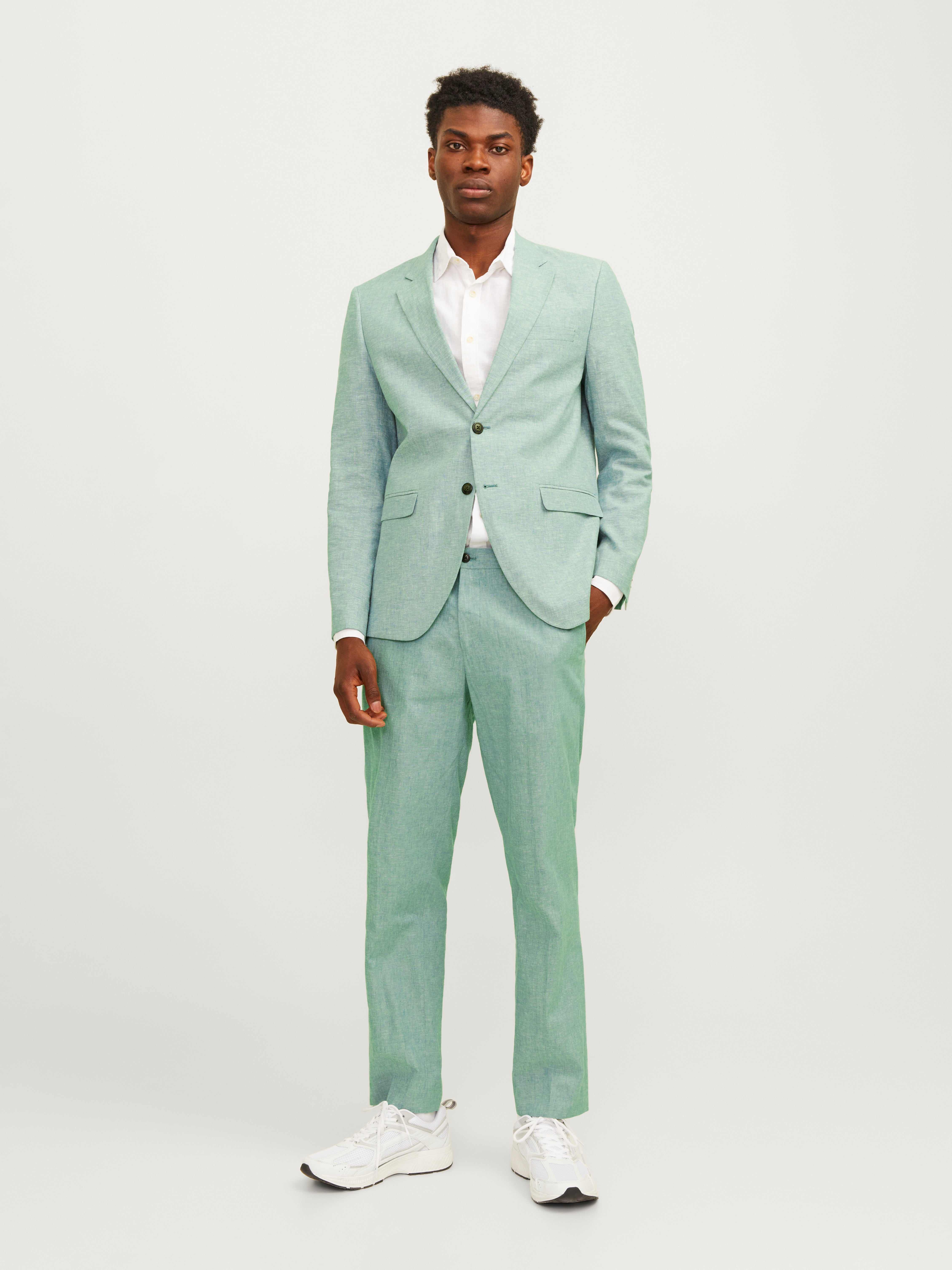 Jack & Jones JPRRIVIERA Slim Fit Suit -Bottle Green - 12237723
