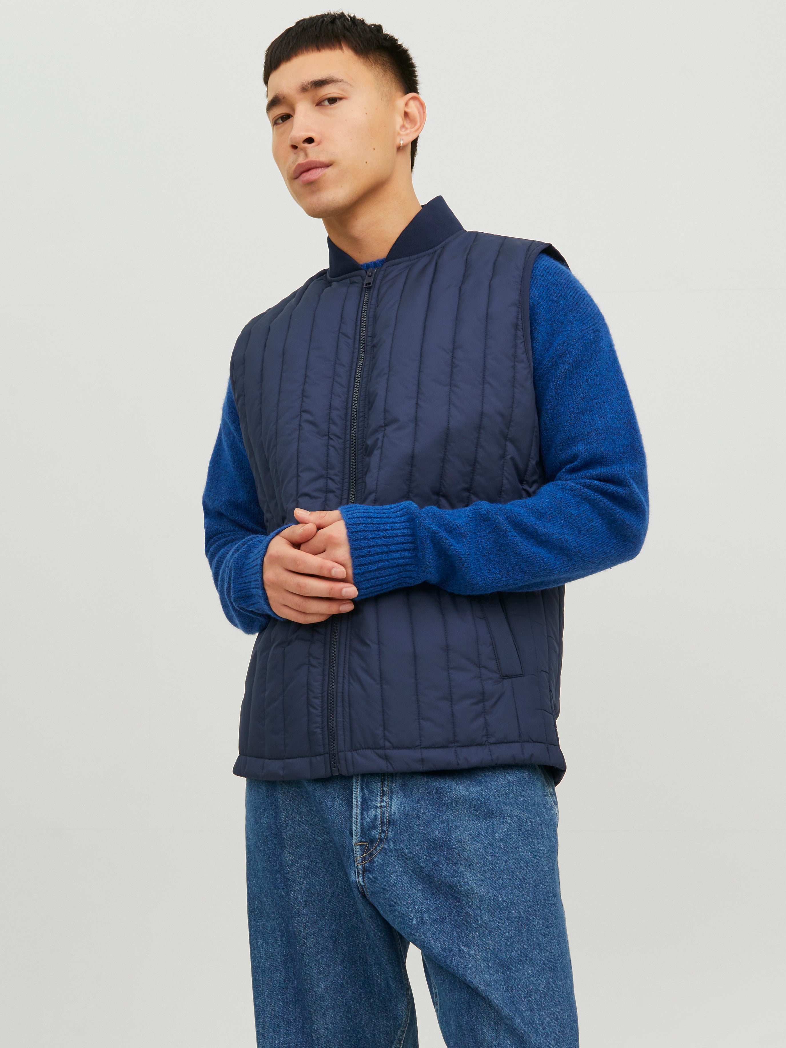 Quilted gilet | Dark Blue | Jack & Jones®
