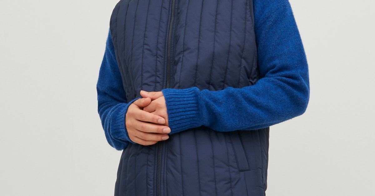 Quilted gilet | Dark Blue | Jack & Jones®