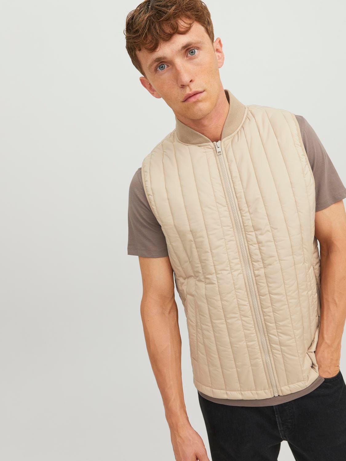 Jack & Jones Voodriga vest -Crockery - 12237730